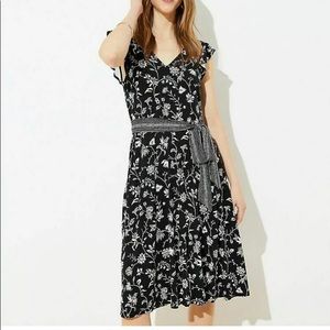 NWT Loft Rainforest cutout button back dress. - 0